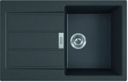 Franke Sirius S2D 611-78 – vestavný dřez 78 × 50 cm, černý