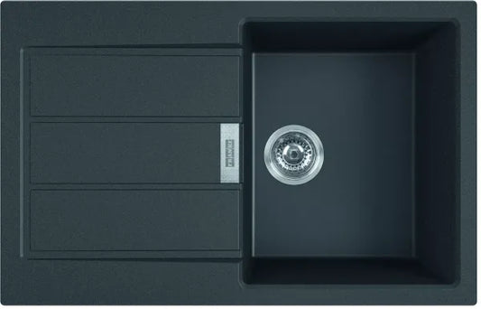 Franke Sirius S2D 611-78 – vestavný dřez 78 × 50 cm, černý