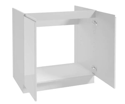 Parma D80 – skříňka pod dřez 80 cm, bílý lesk