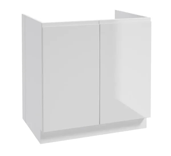 Parma D80 – skříňka pod dřez 80 cm, bílý lesk