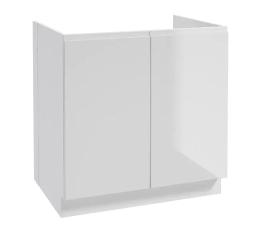 Parma D80 – skříňka pod dřez 80 cm, bílý lesk